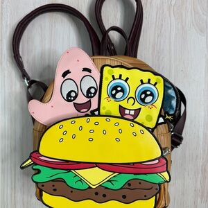 Loungefly SpongeBob & Patrick Burger Backpack